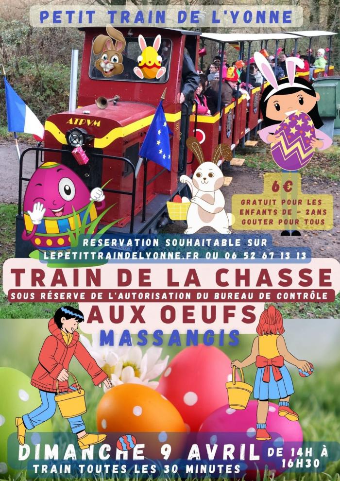Train de la chasse aux oeufs avec bc 1