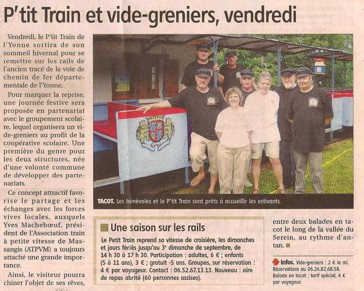 Petite train vide grenier